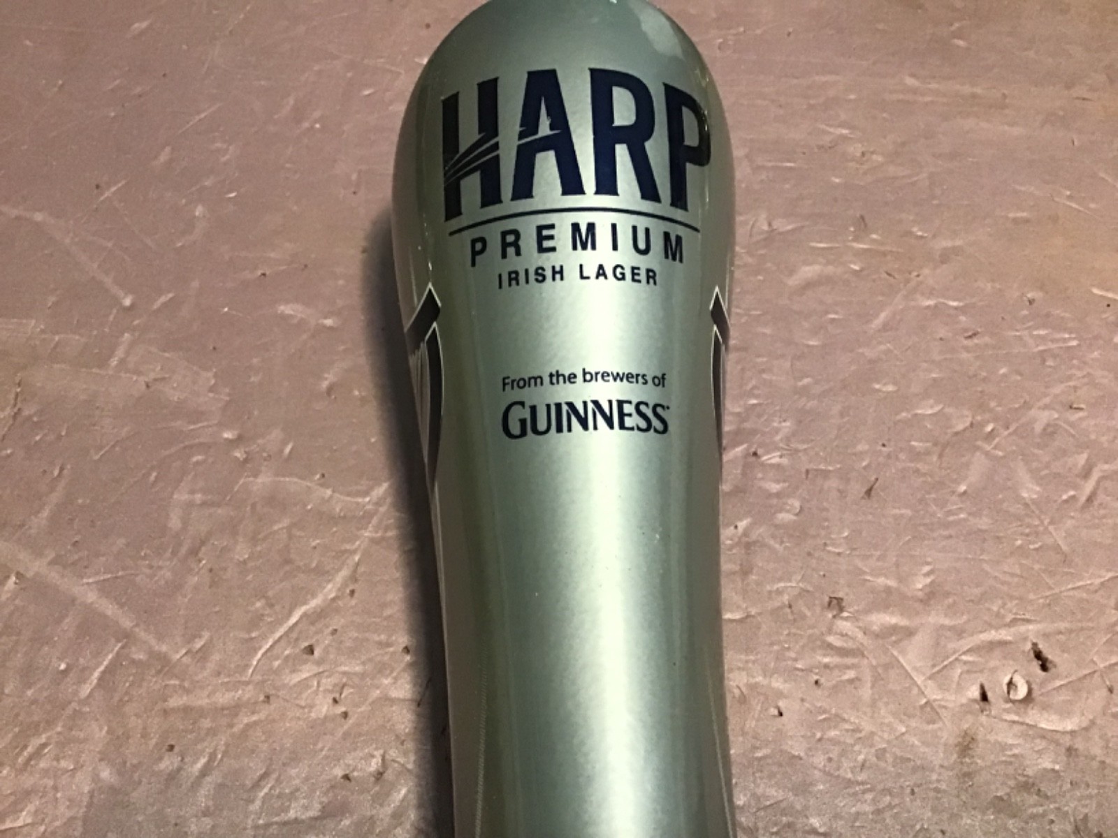 HARP (Guinness) Premium Irish Lager Beer Tap Handle