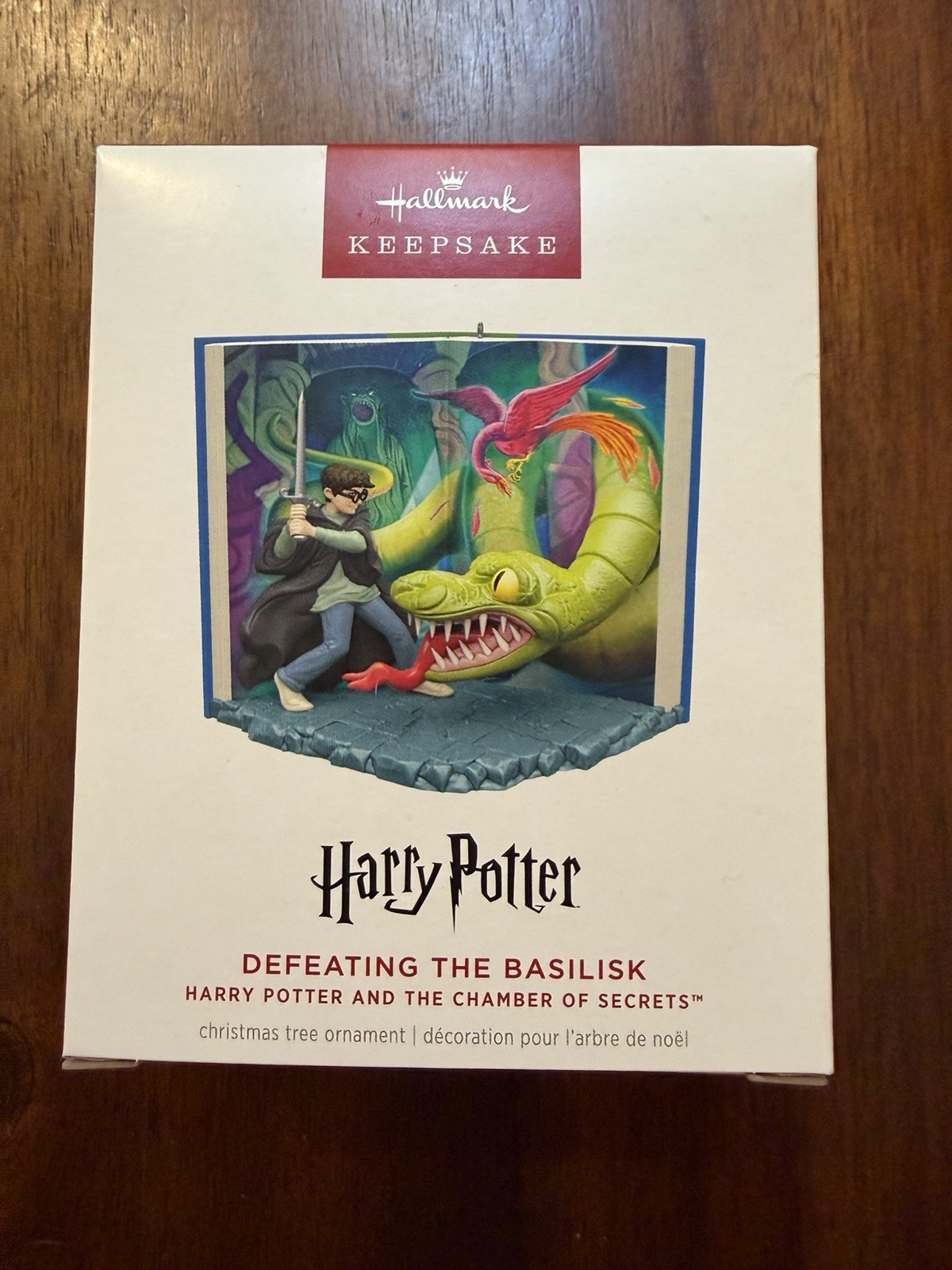 2026 Hallmark Ornament:  Harry Potter & Chamber Of Secrets Defeating Basilisk
