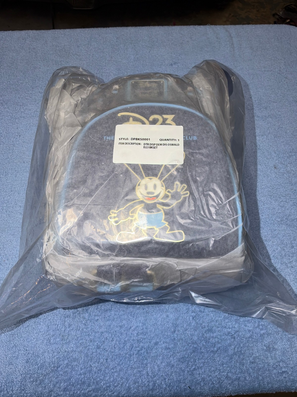 NEW Loungefly Disney D23 2026 Gold Member Oswald Backpack and Oswald ears unopen