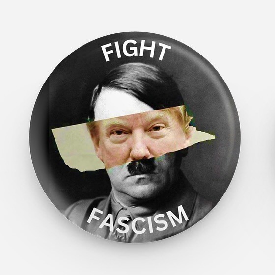 ANTI-TRUMP PIN, 