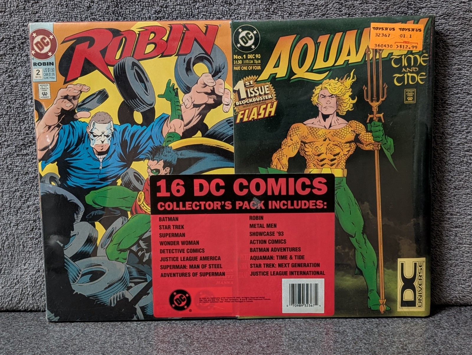 (16) DC COMICS - SEALED - 1993 COLLECTOR'S PACK