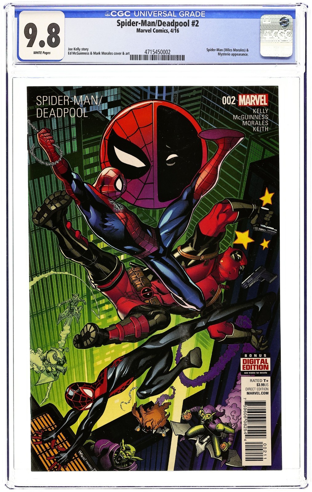 Spider-Man Deadpool #2A - 2016 - CGC 9.8 - Ed McGuinness & Mark Morales