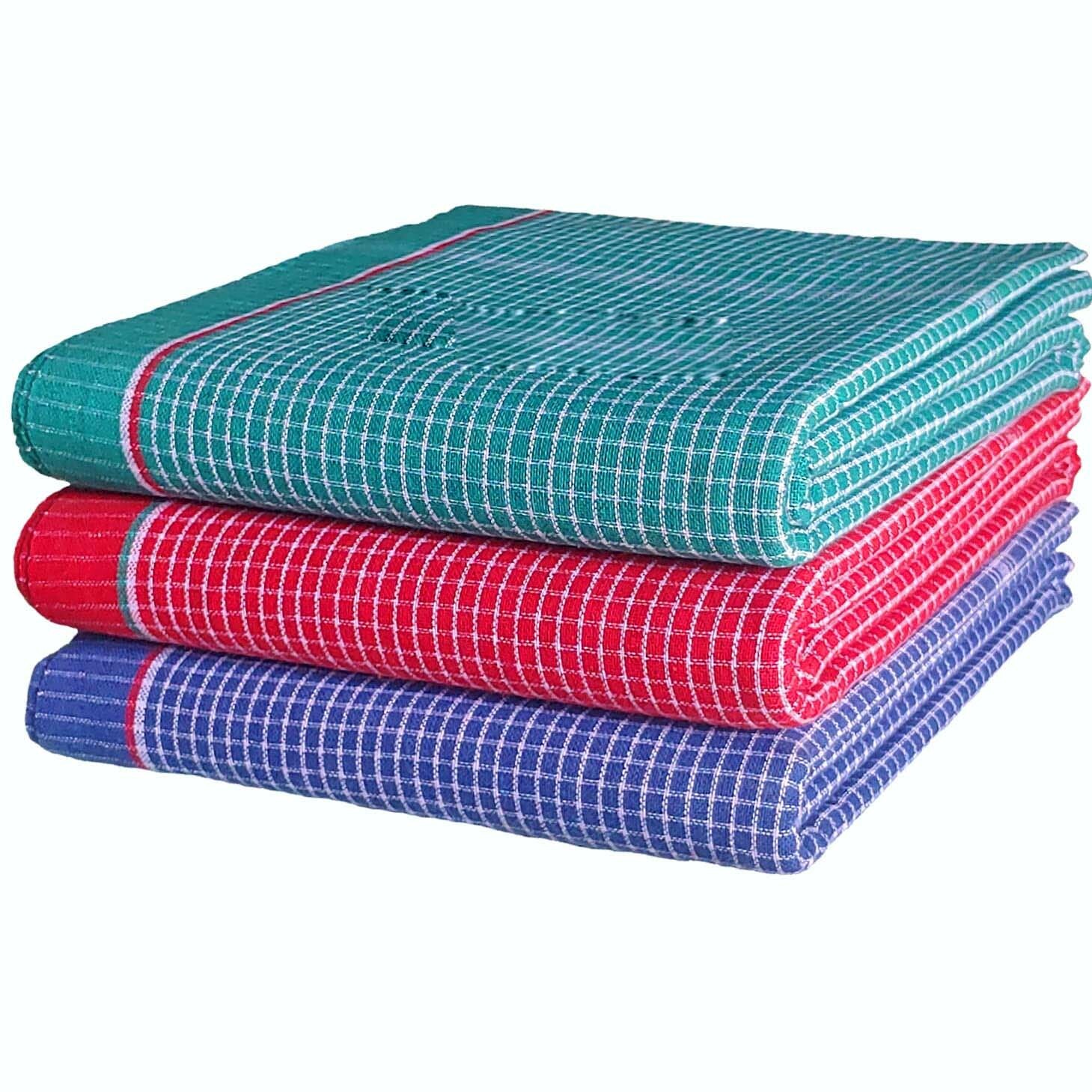 Cotton Gamcha Bath Towel for Men & Women Pack of 3 US
