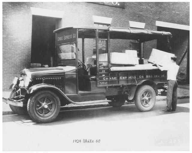 1929 White 60 Truck Press Photo 0140 - Chase Express Co - Brookline