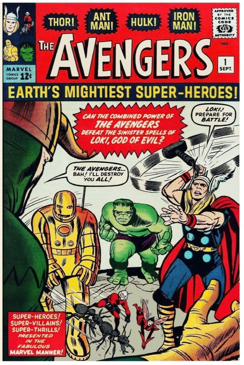 Me$$age or Offer Facsimile reprint covers only to Avengers #1 (1963)