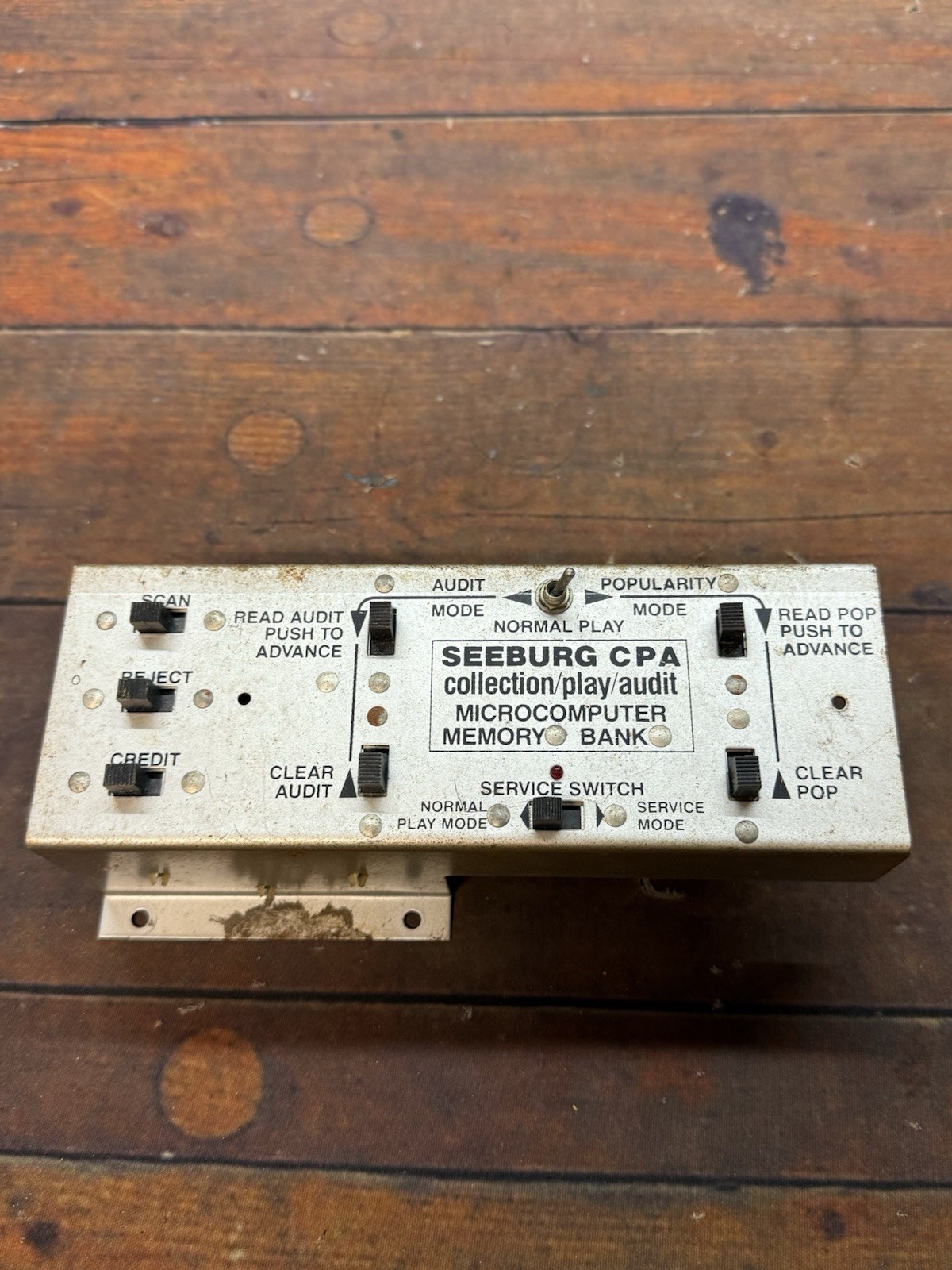 Seeburg SMC1 Jukebox CPA Collection Play Audit Service Control Panel