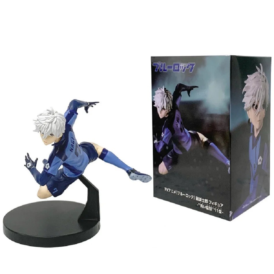 17cm Blue Lock Nagi Seishiro Action Figure Anime Soccer PVC Desktop Model 2026