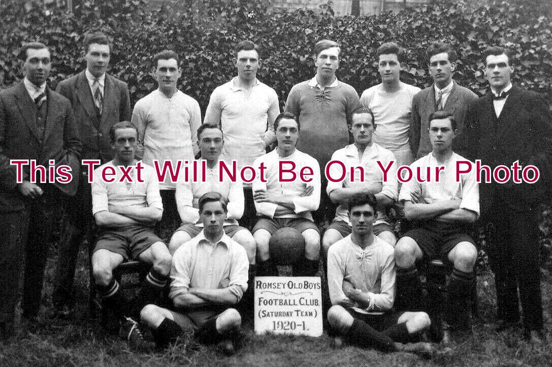 HA 5184 - Romsey Old Boys Football Club Team, Hampshire 1920-21
