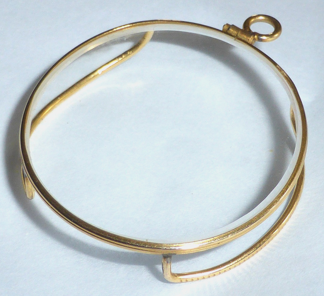 Superb Antique Gold Plated Framed Monocle c1890