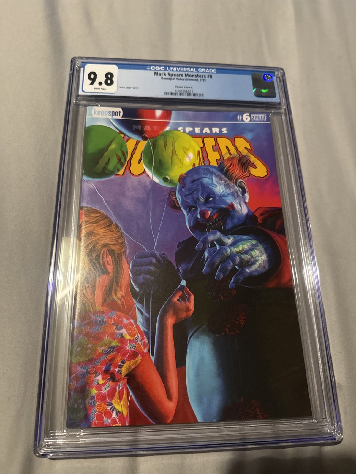 Mark Spears Monsters #6 CGC 9.8 Keenspot SDCC Secret Variant Cover K