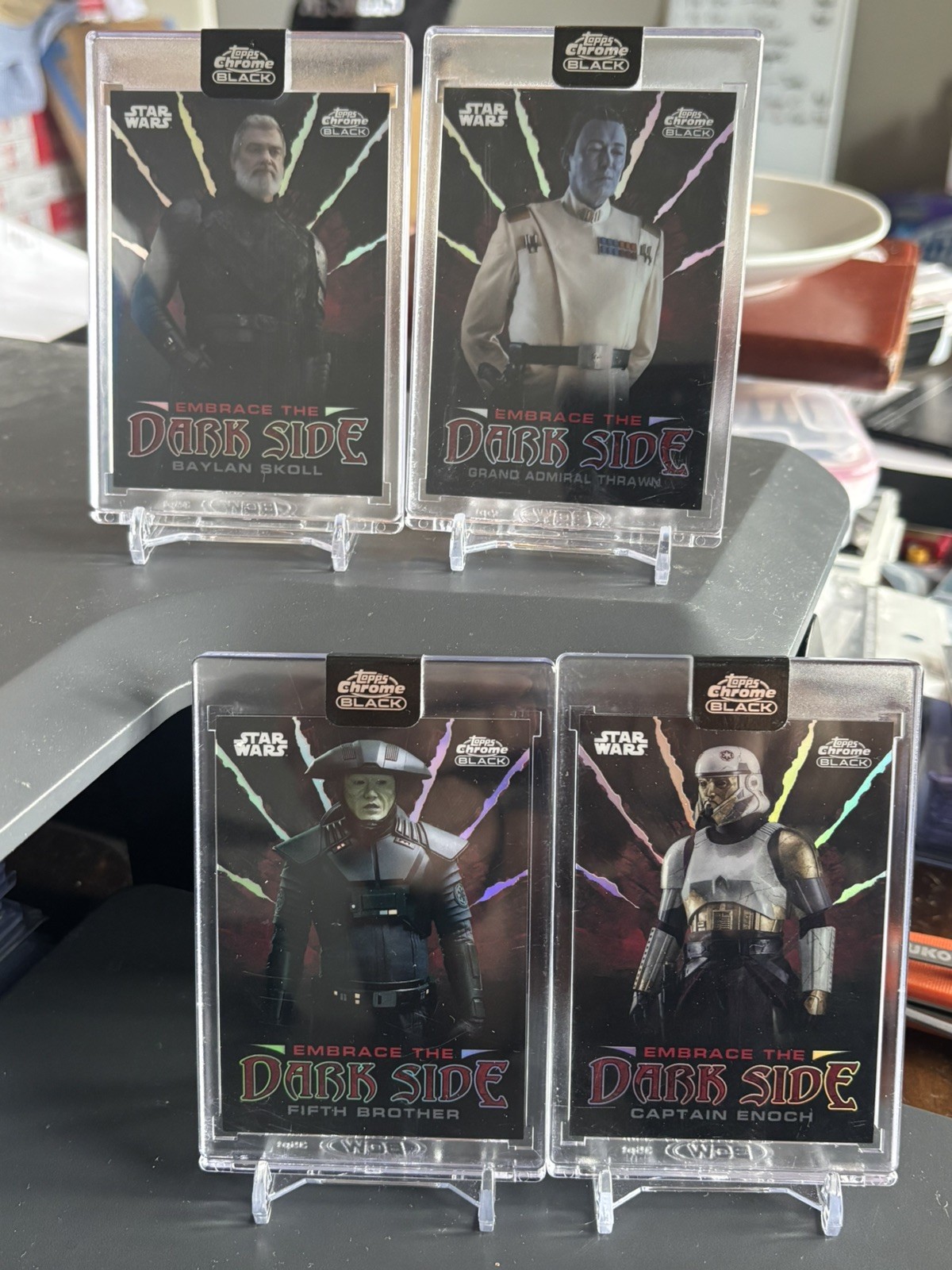 2024 Topps Chrome Black Star Wars Embrace The Darkside Lot