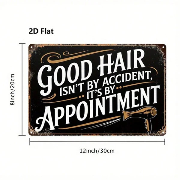 CIFbuy 1pc Vintage Barber Shop Sign 