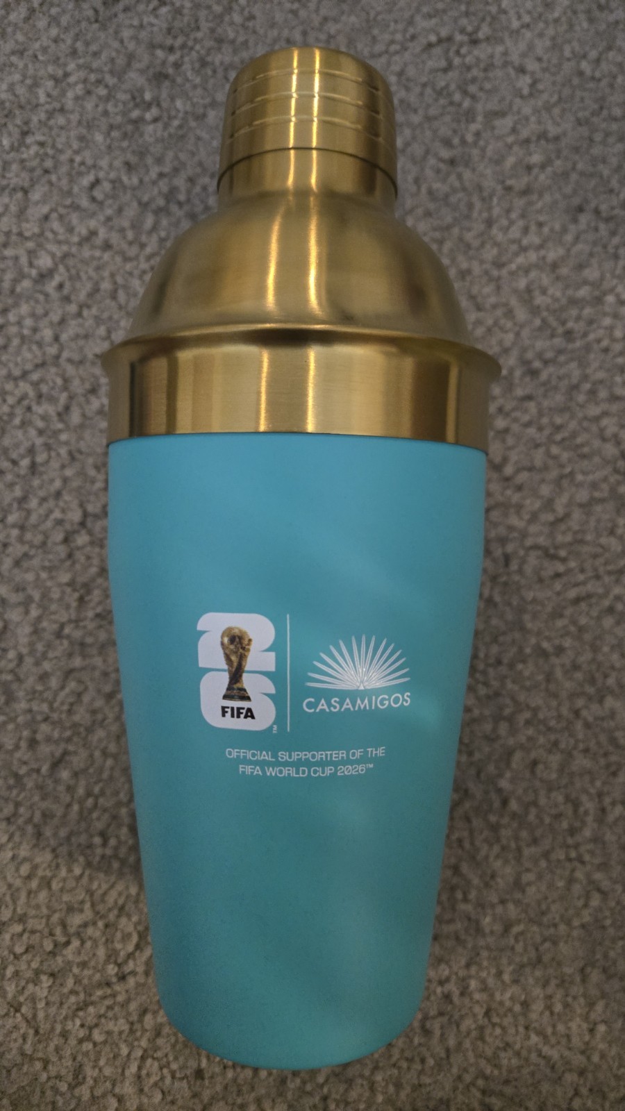New Casamigos Tequila Drink Cocktail Shaker FIFA World Cup 2026 Brand New 8 Inch