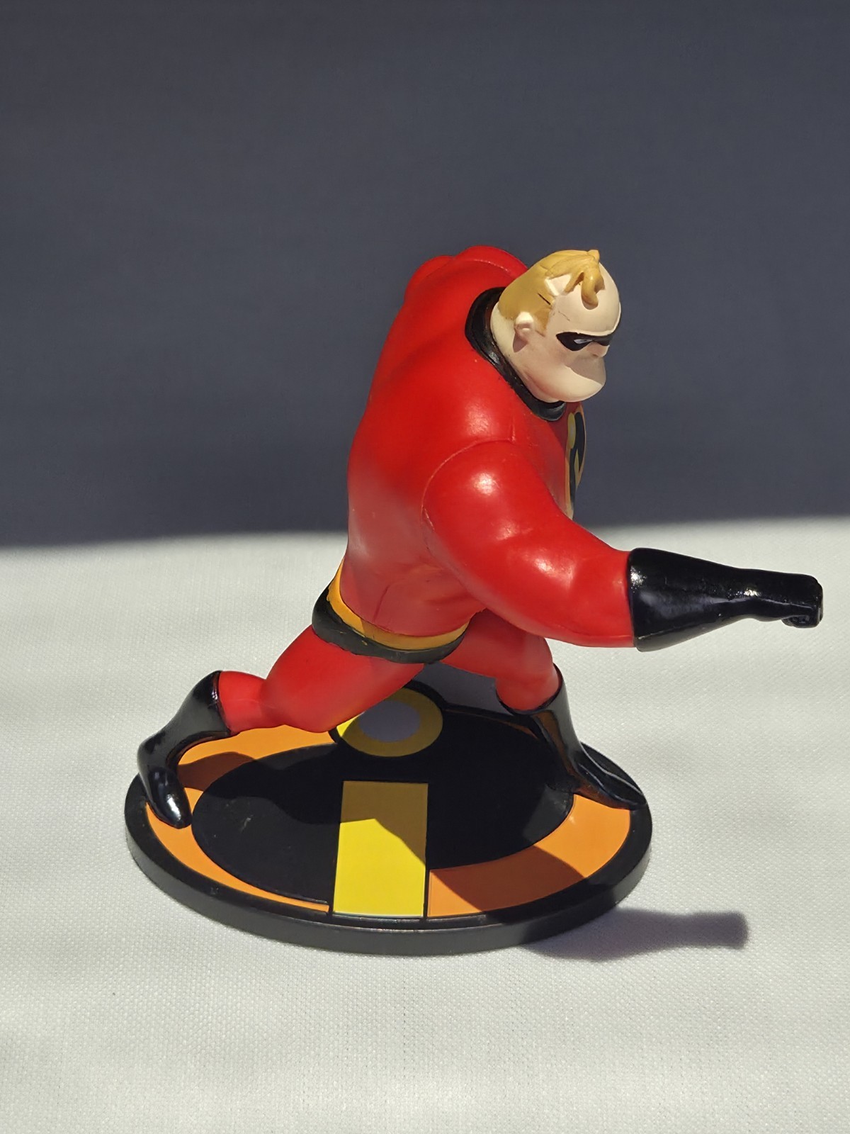 Disney Store London UK Import Mr Incredible Figurine Incredibles Base Stamp