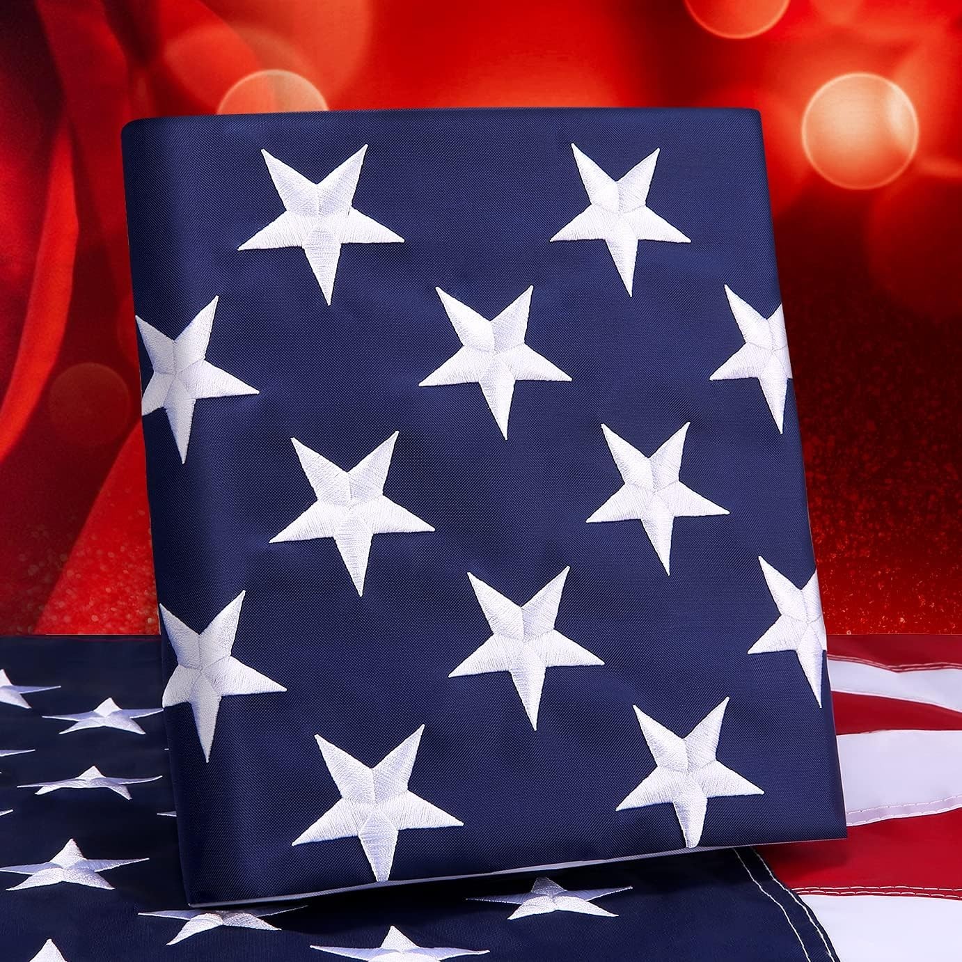 American Flag 3x5 Heavy Duty Outdoor Embroidered Star Sewn Stripe Brass Grommet American Flag 3x5 Heavy Duty Outdoor Embroidered Star Sewn Stripe Brass Grommet
