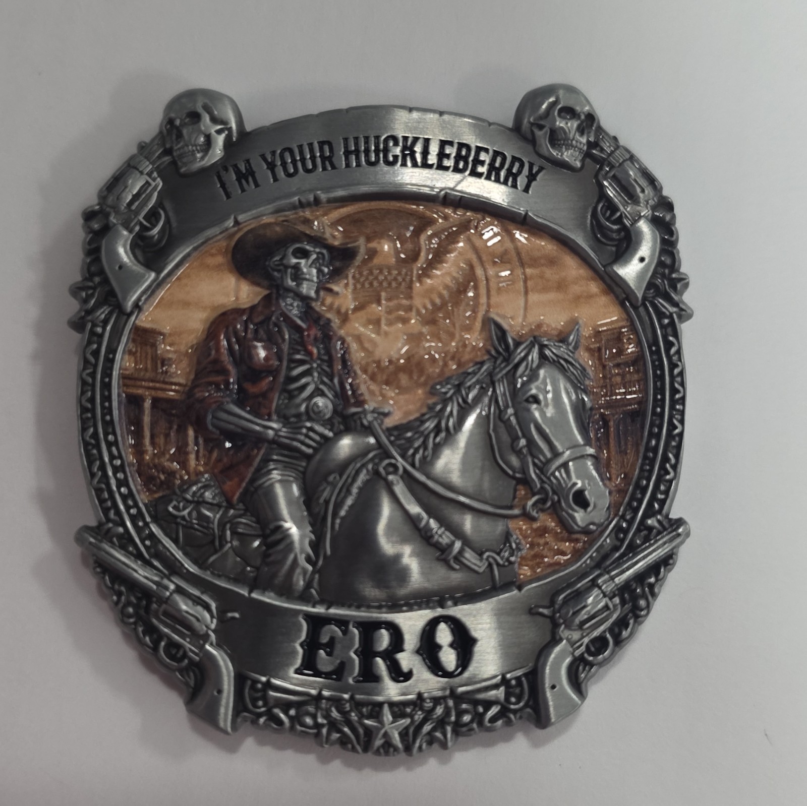 ICE ERO El Paso Texas Field Office Huckleberry 3” Challenge Coin