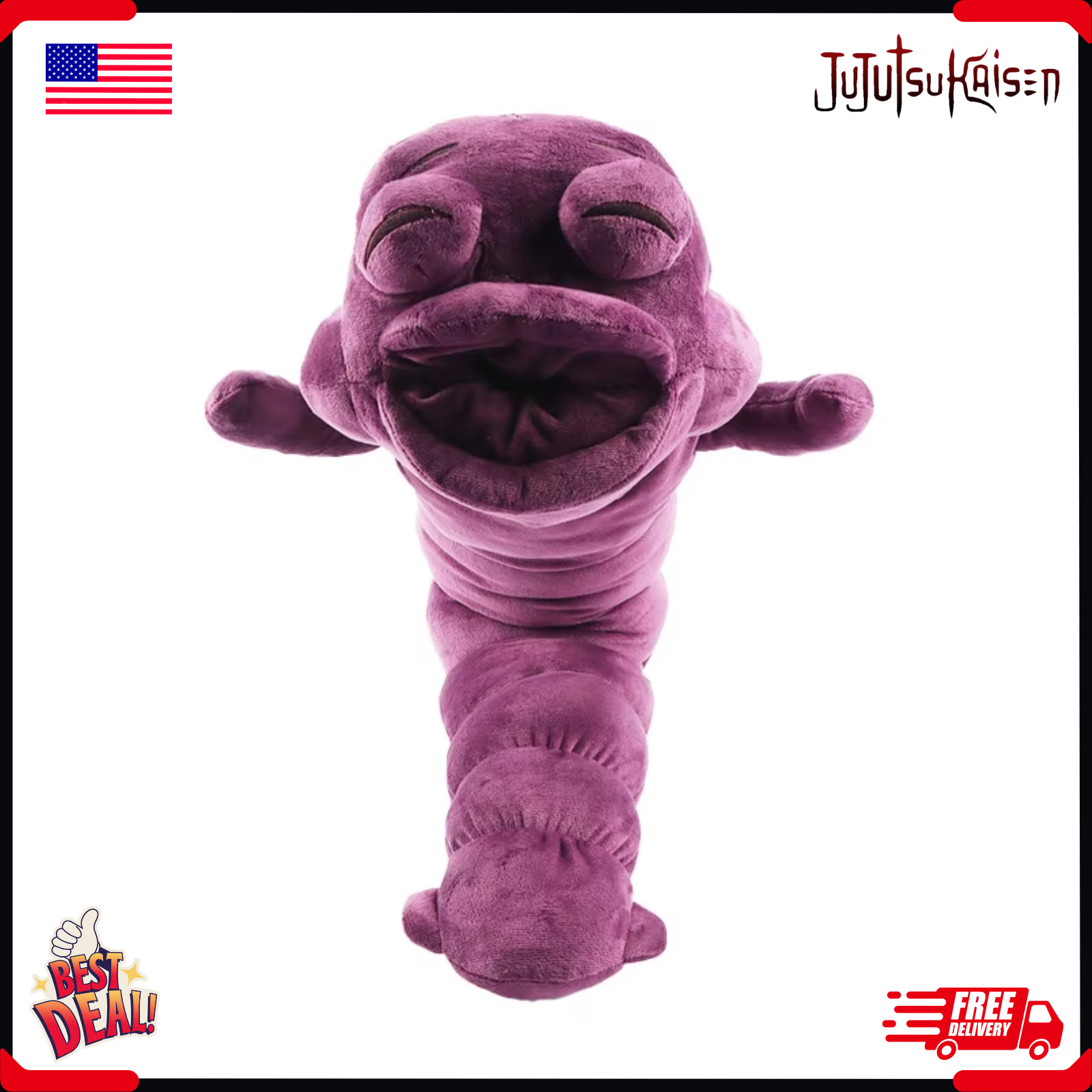 Jujutsu Kaisen Fushiguro Toji Cursed Spririt Plush Doll Toys Throw Pillow 80cm