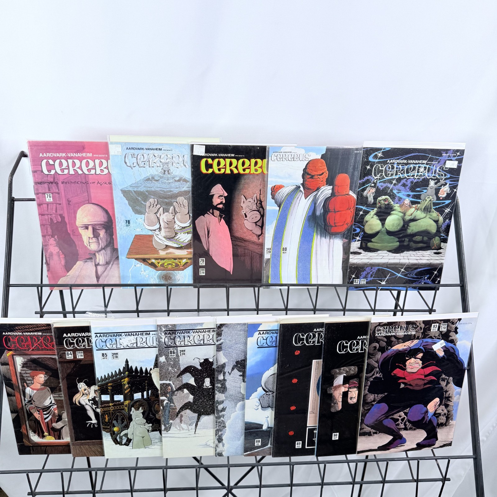 Cerebus the Aardvark 76 78-80 82-90 93 Lot Vanaheim Comics Dave Sim Sacred Wars