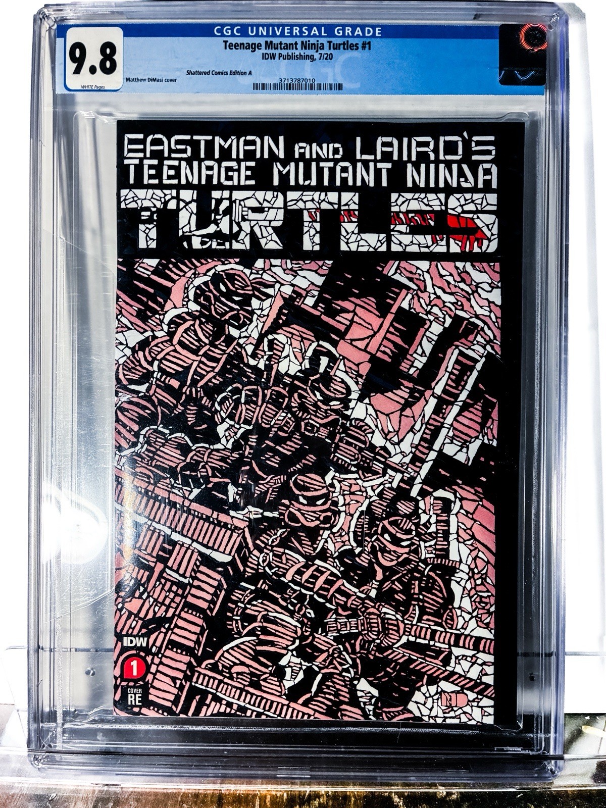 Teenage Mutant Ninja Turtles #1 (2020) CGC 9.8 Shattered Comics Variant A