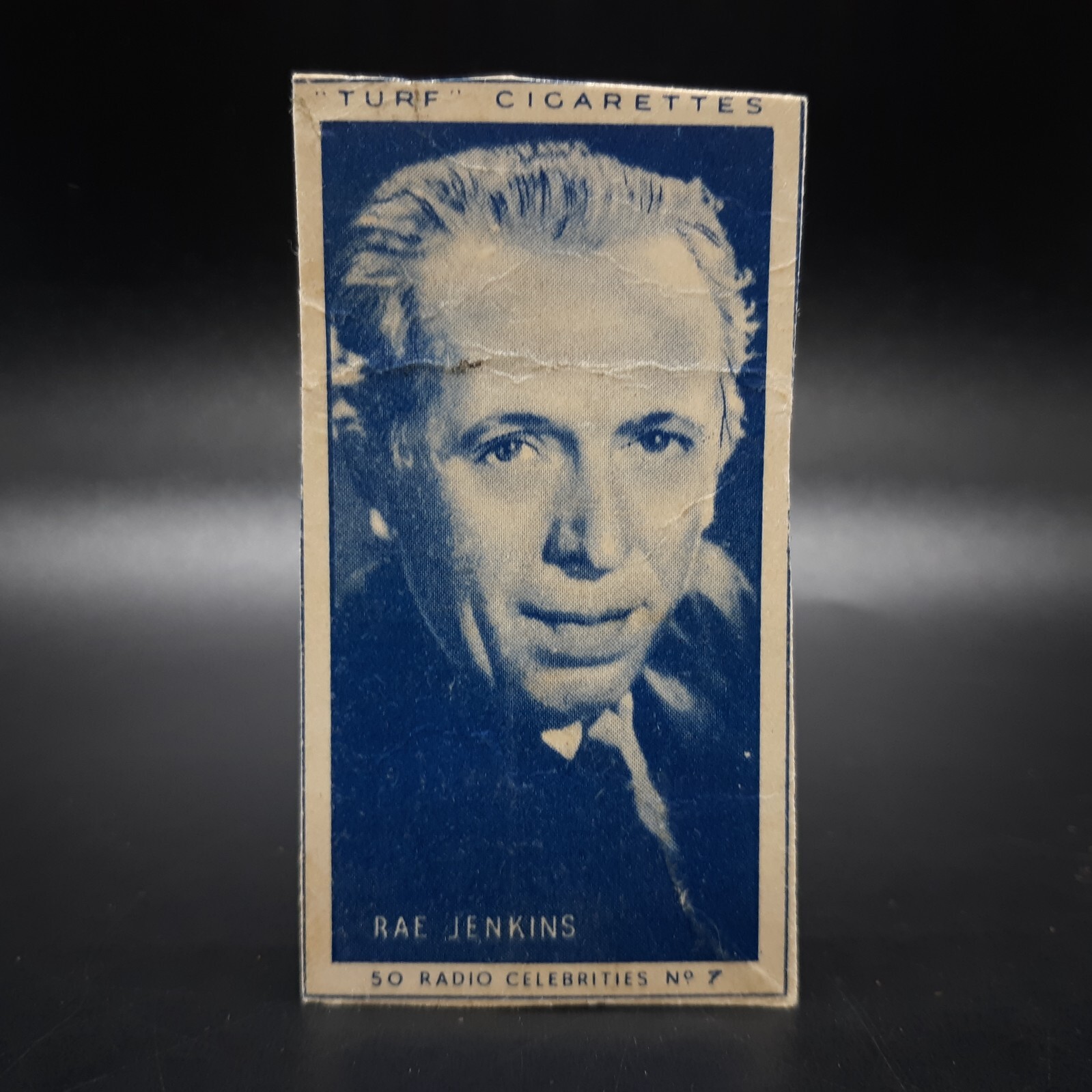 1949 Turf Celebrities Radio Stars #7 Rae Jenkins Rare Tobacco Cigarette Card