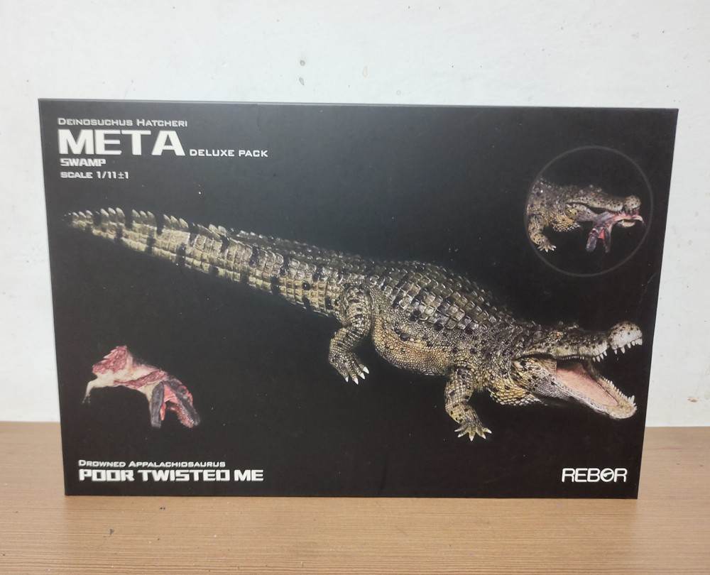 REBOR Deinosuchus hatcheri Meta Swamp Ver. Deluxe 1/35 Statue Model 45cm New