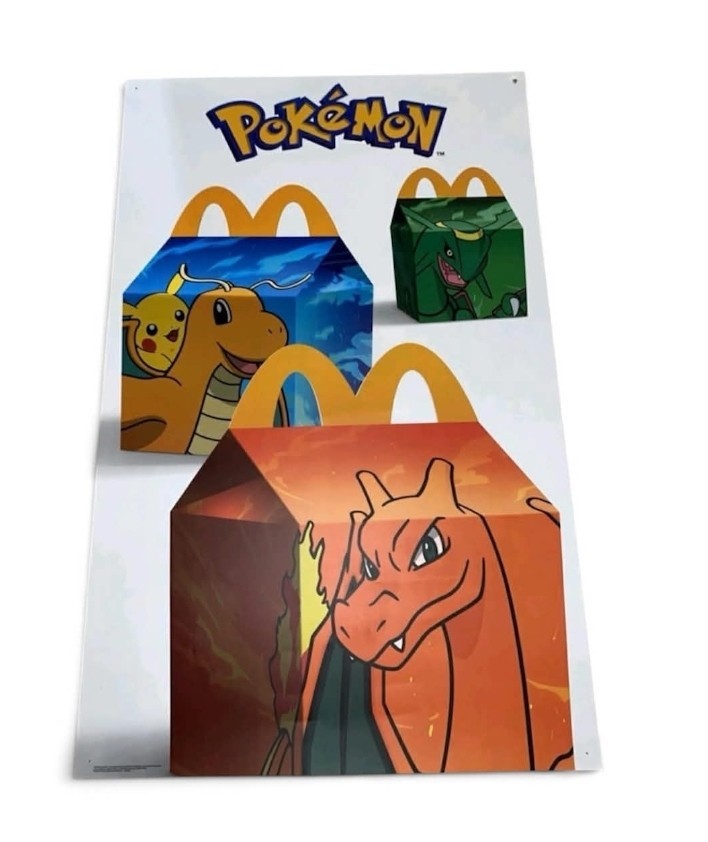 2025 McDonald’s Pokémon Collaboration Promotional Poster 55 1/2 ×35