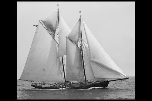 Photo:Massachusetts Bay MA Jessie Costa 1907 Fishermen\'s Race Schooner