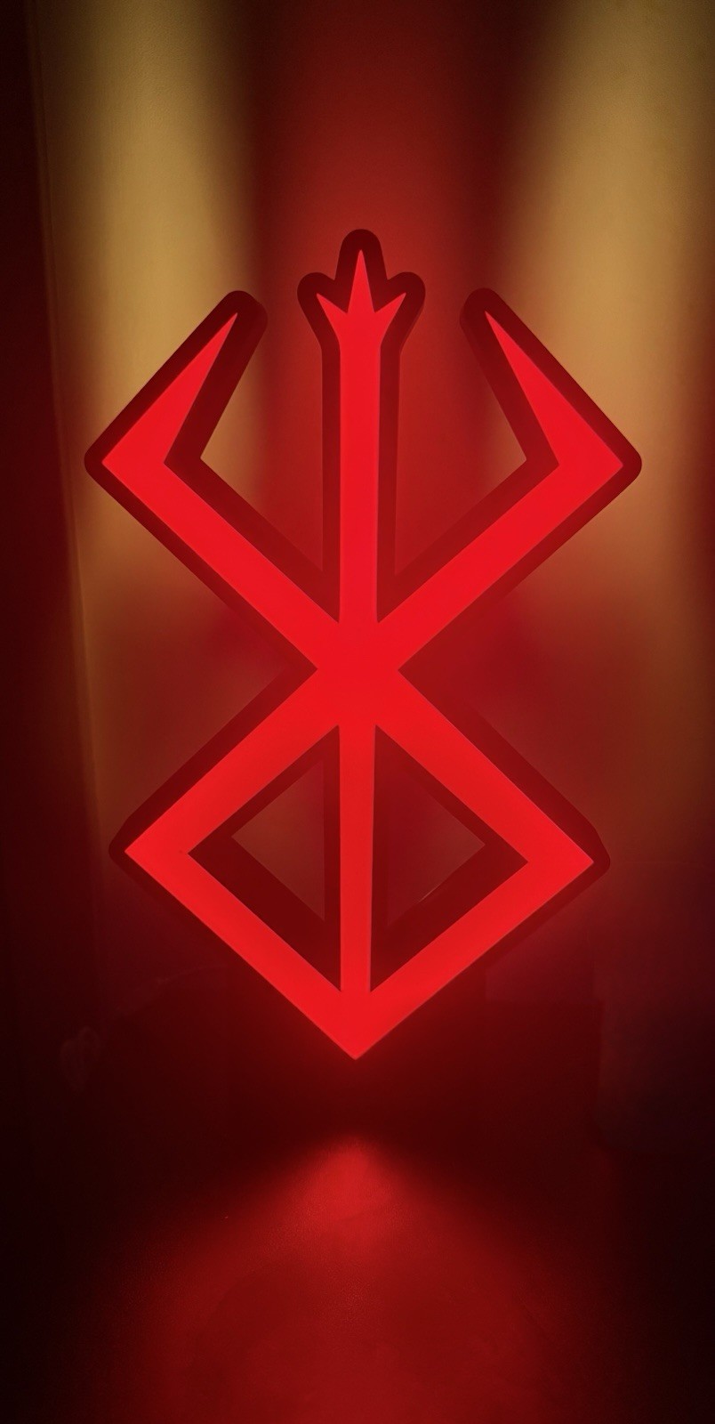 Berserk Brand of Sacrifice LED Desk/Wall Art light w/ Detachable Stand