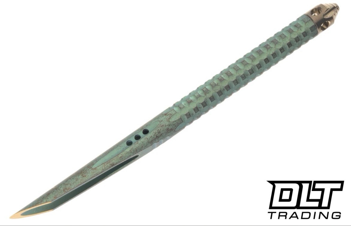 Microtech TAc-p Mini Antique Green Titanium
