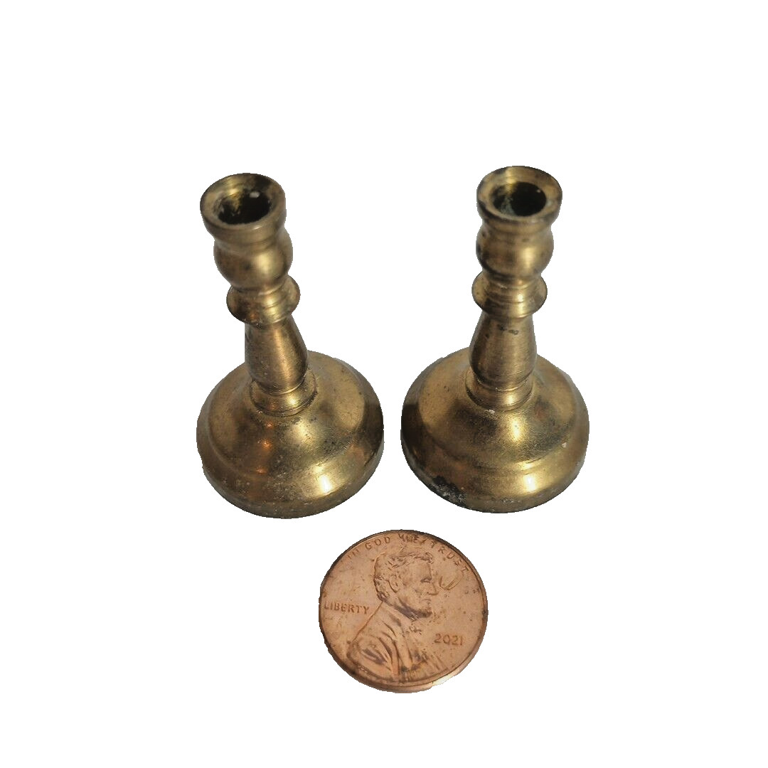 Vtg Set of 2 Miniature 1.75\