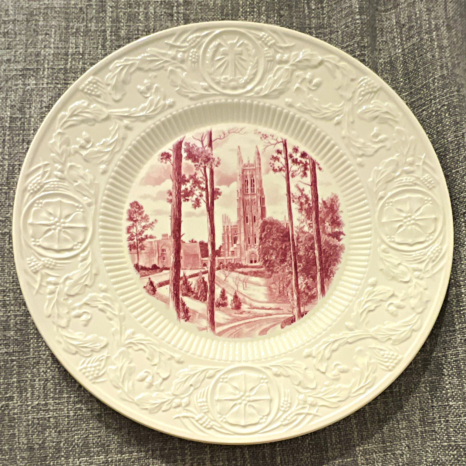 Wedgwood Duke University Decorative Plate 1937 