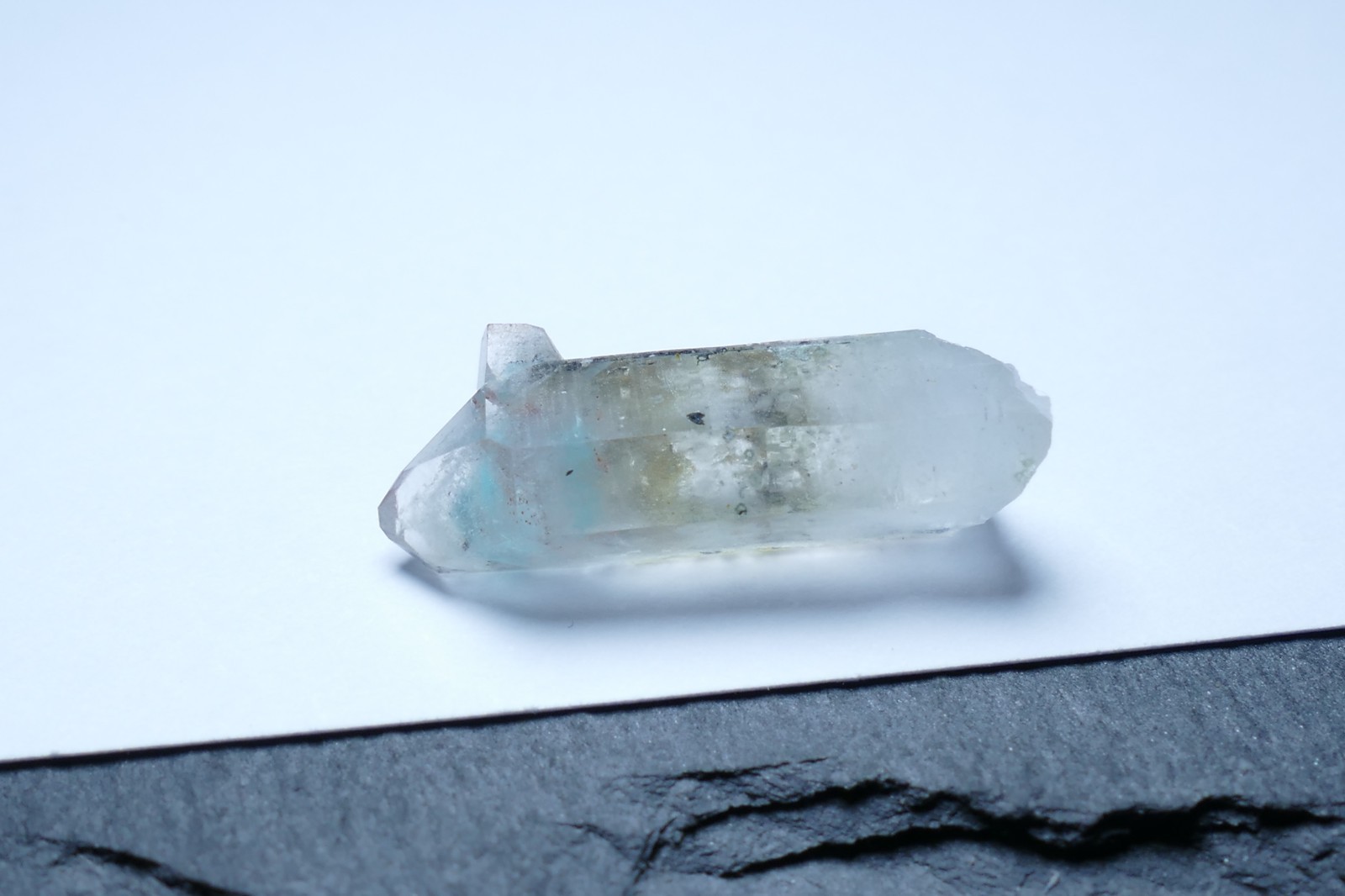 Ajoite in Quartz Crystal from South Africa 1.38 grams