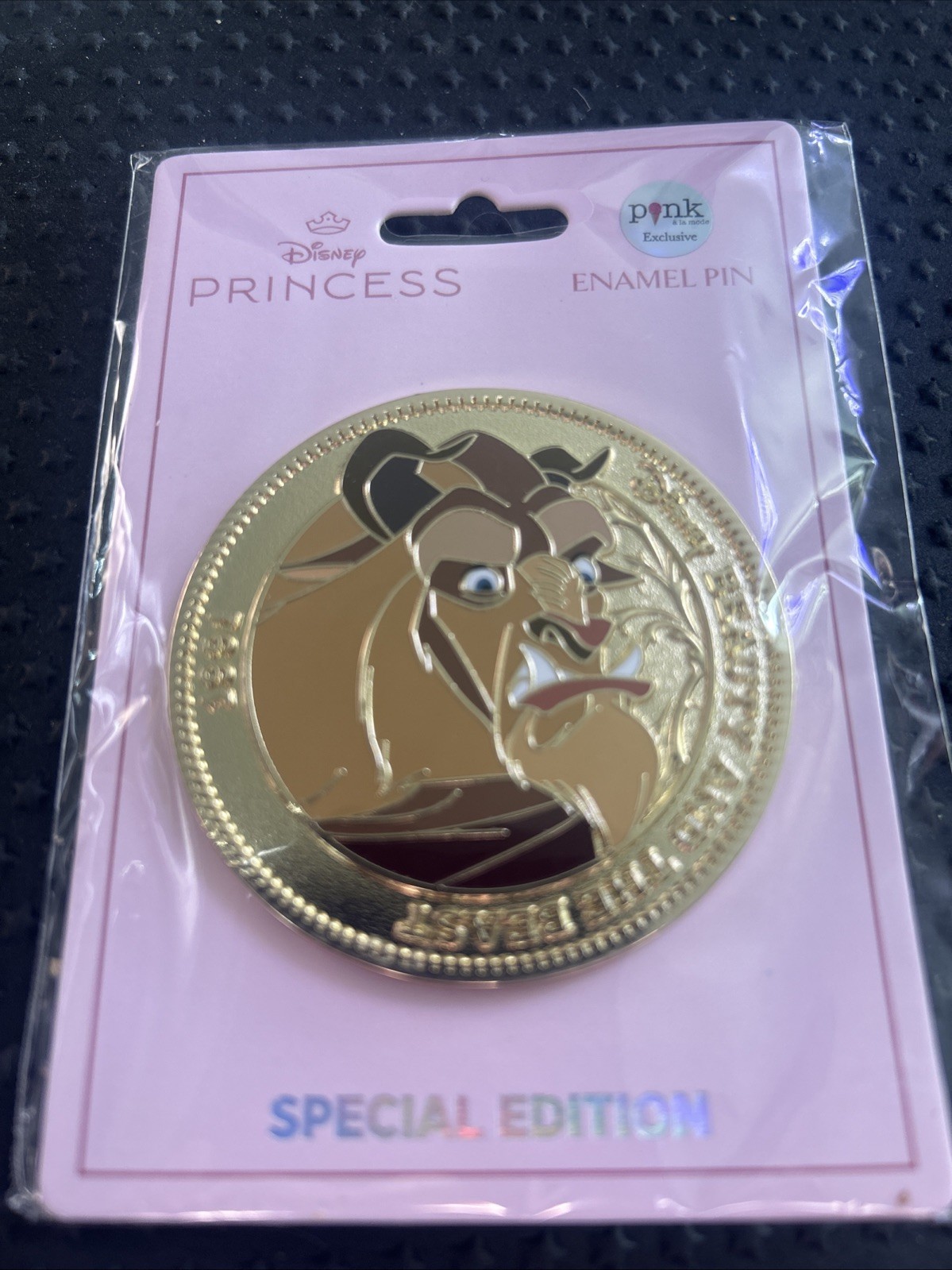 Disney Beauty And The Beast Beast Coin From Palm LE Pin