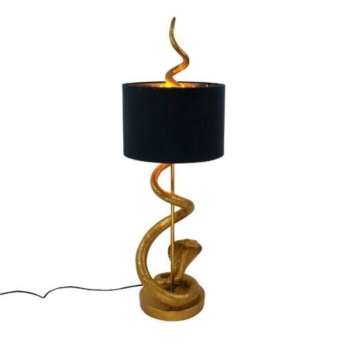 The Snake Table Lamp material wood