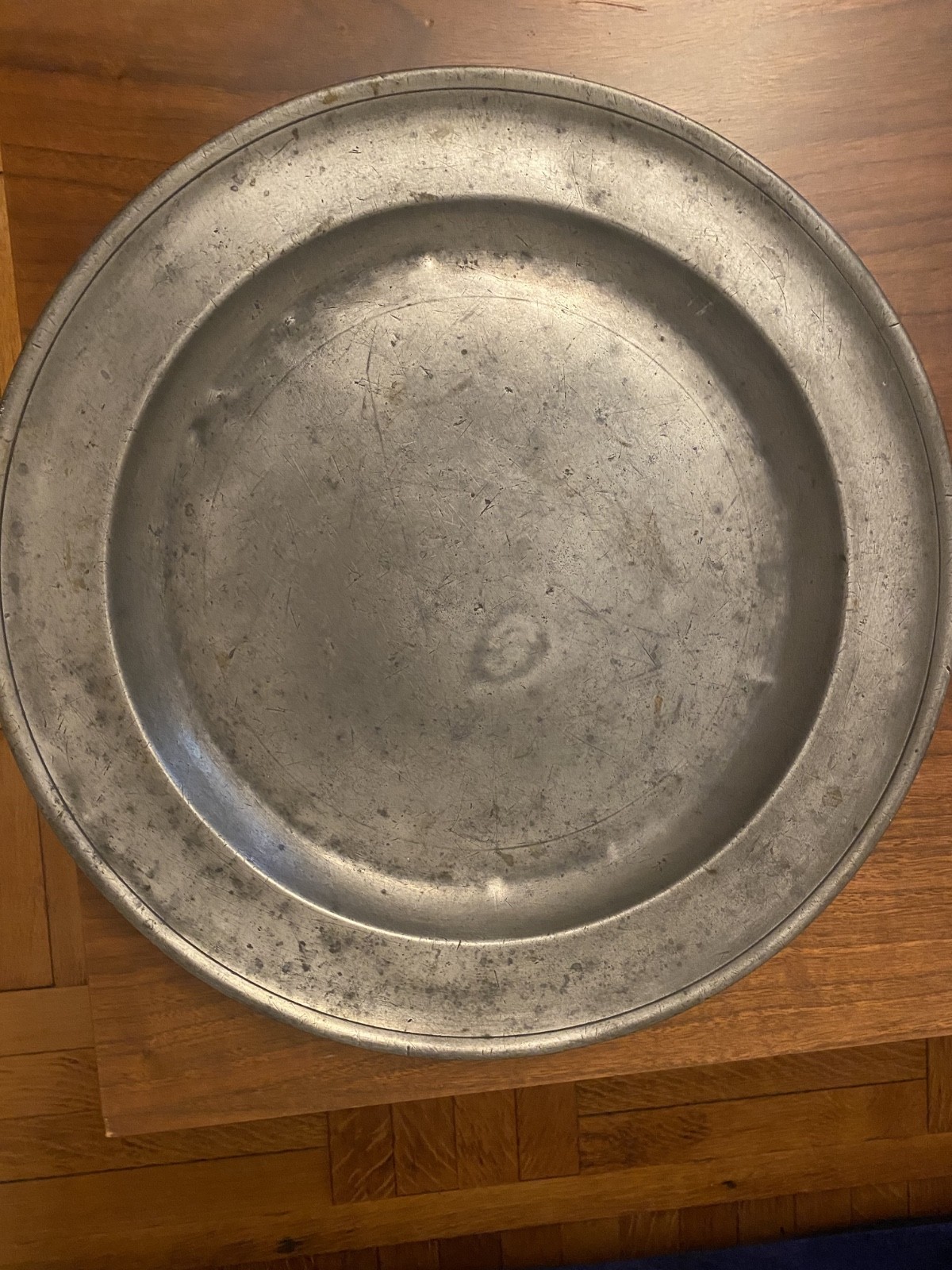 18th CENTURY Antique English Pewter 14-3/4\