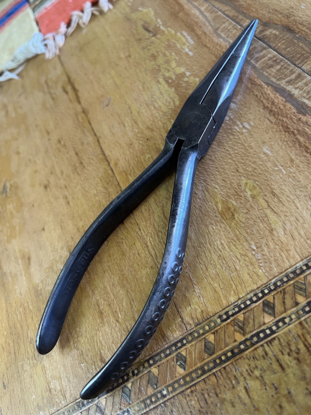 Vintage Snap On Needle Nose Pliers #96 Vacuum Grip