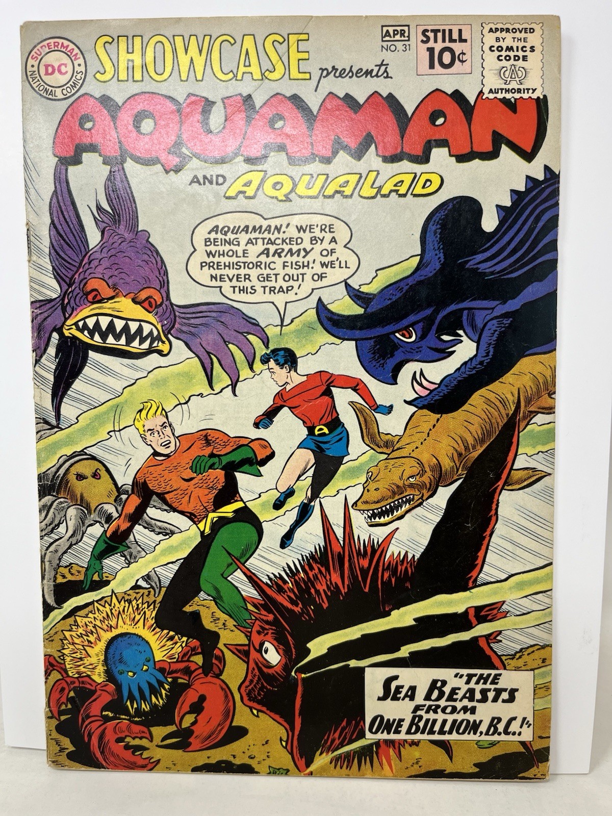 Showcase # 31 Aquaman & Aqualad (1961) DC •Dillin/Moldoff Cover