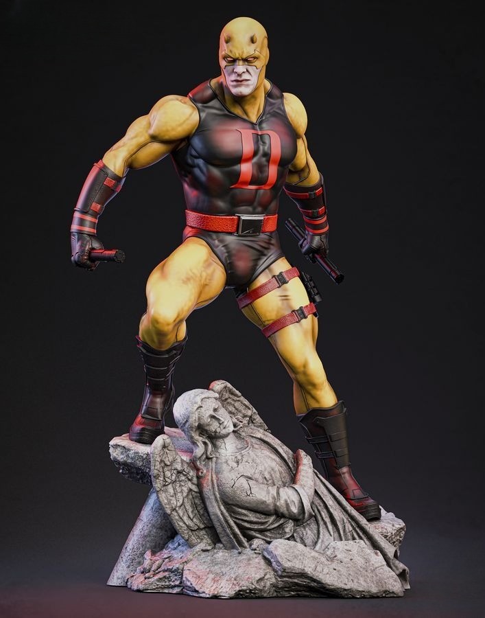 Daredevil  Resin Sculpture Statue Model Kit  size choices Unpainted/Unassembled