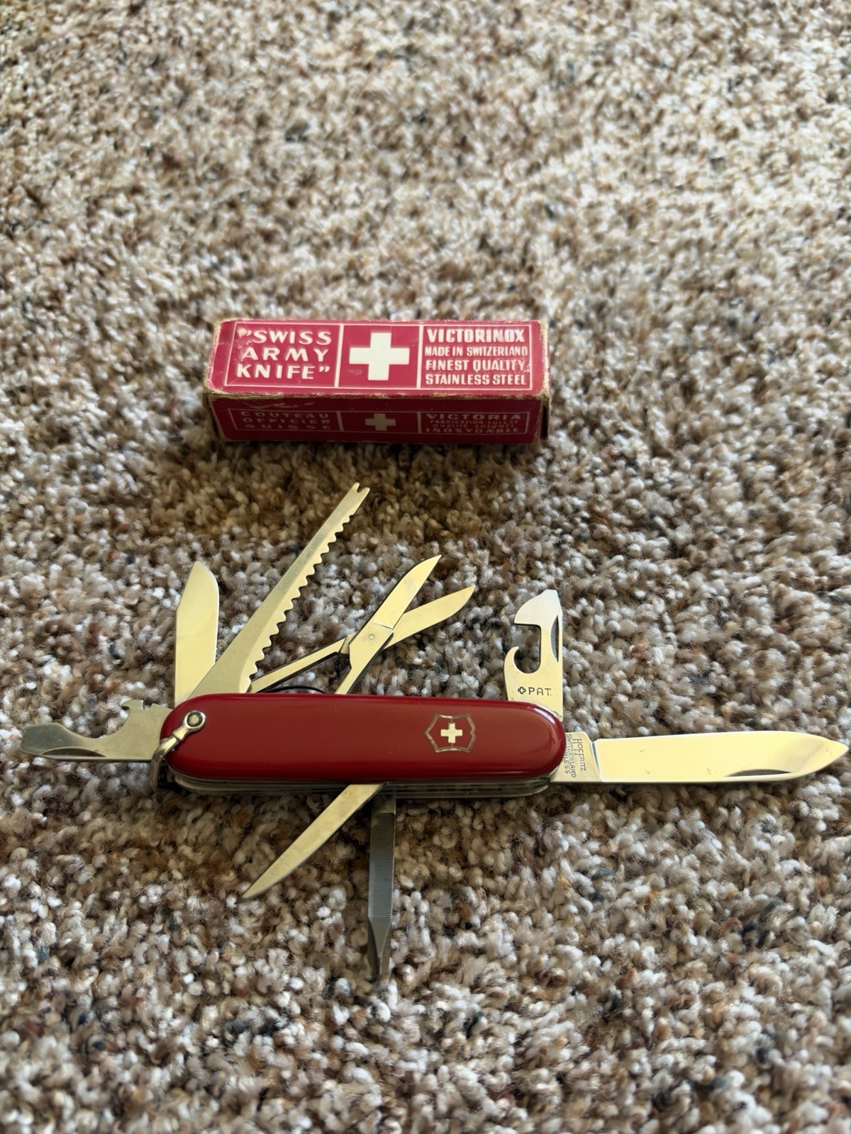 1960’s Vintage Hoffritz Victorinox Victoria Fisherman w/ Bail square phillips