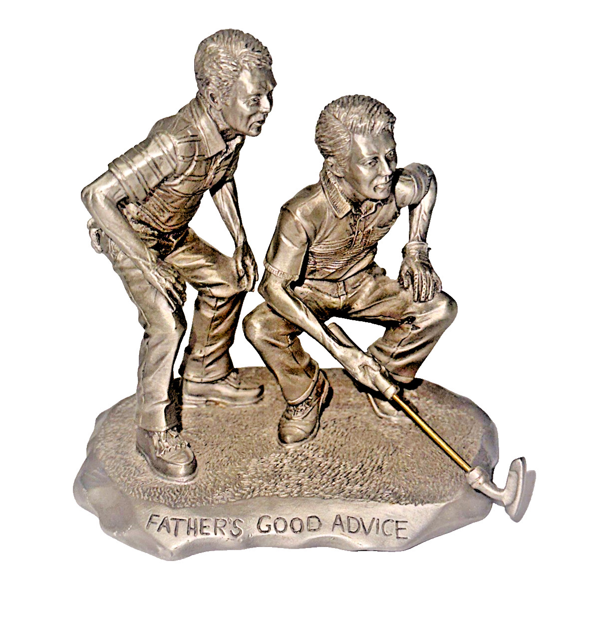 VTG Signed 1972 Hudson Pewter sculpture B. Austin \