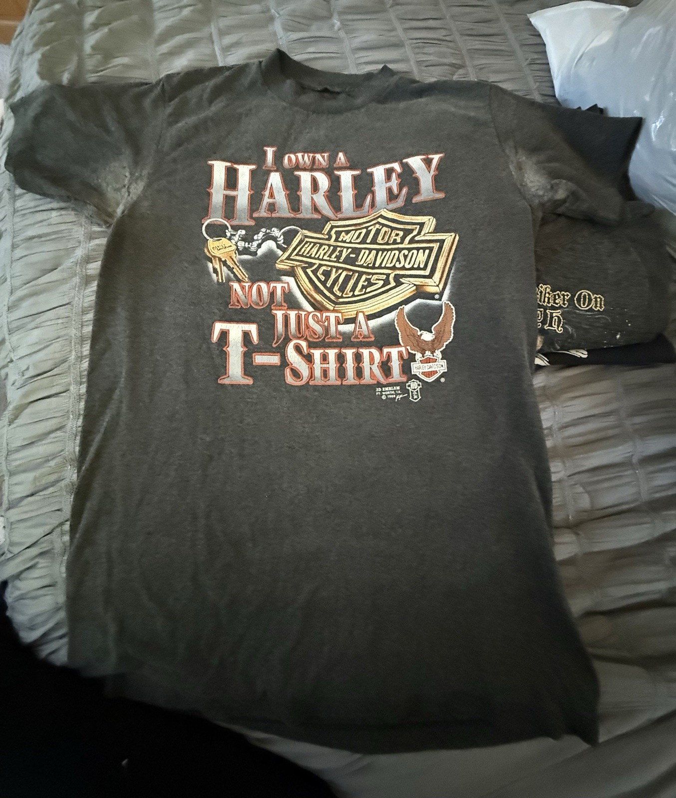 Harley-Davidson vintage  3D enblem T-Shirt \