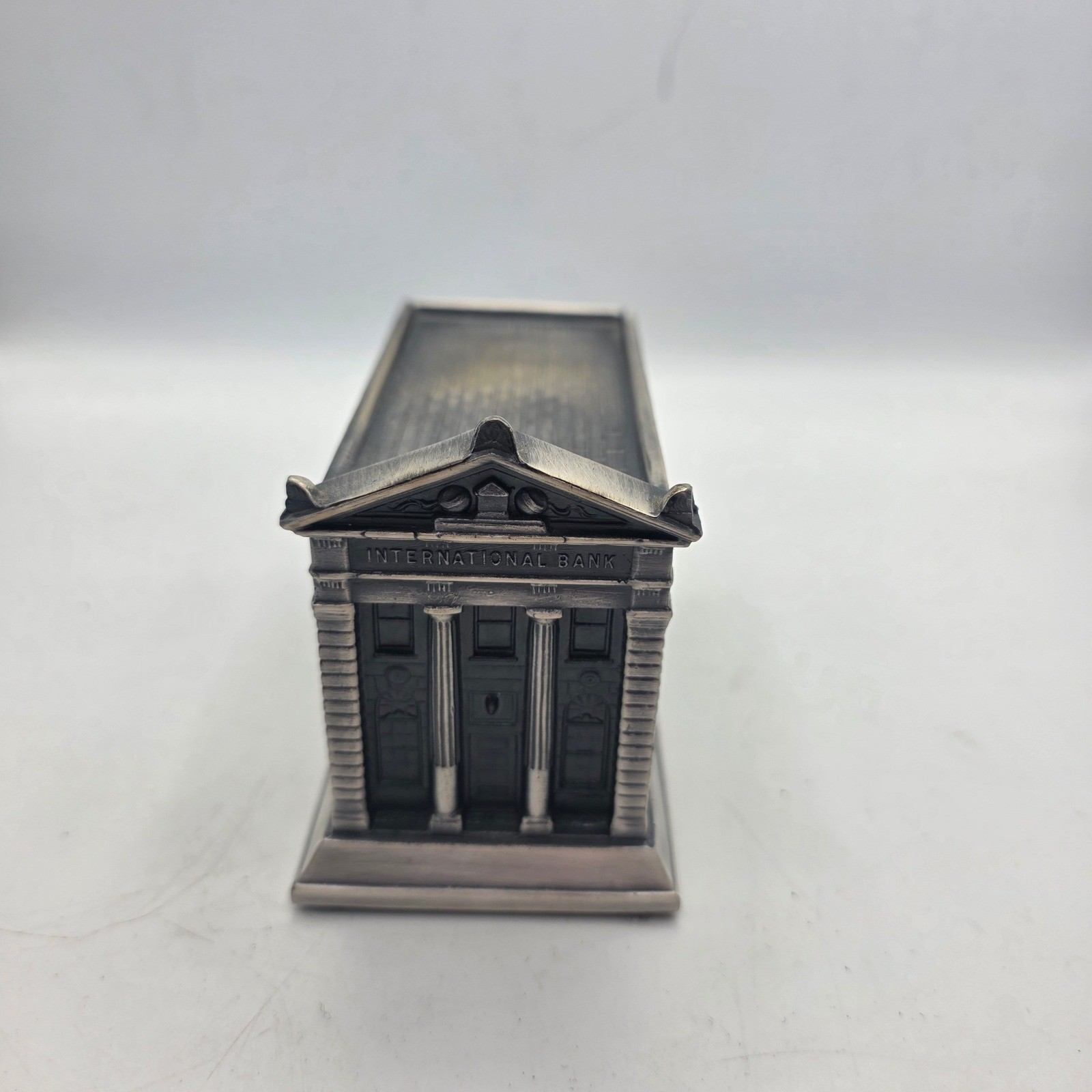 Vintage 1996 A.C. Rehberger International Bank Tampa FL Metal Building Bank