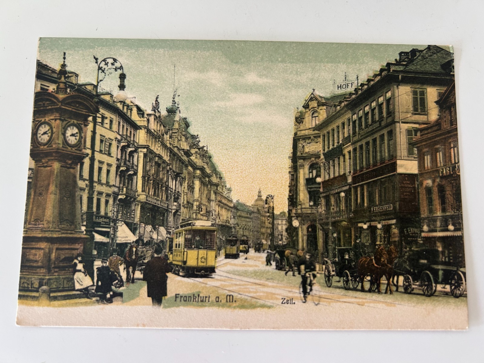Frankfurt a. M. Zeil Shopping District Postcard
