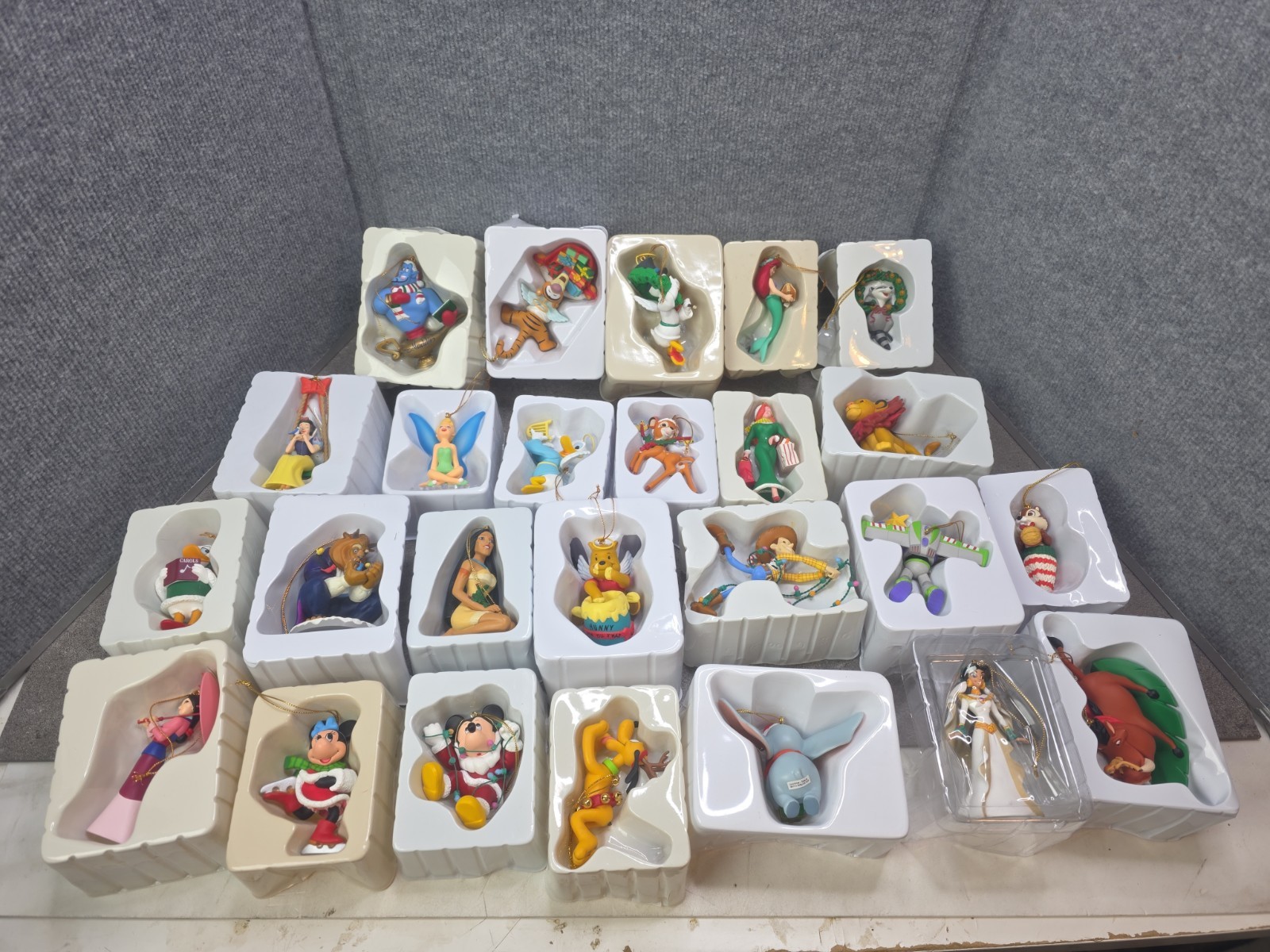 25 Vintage Grolier Disney’s Christmas Magic Ornaments