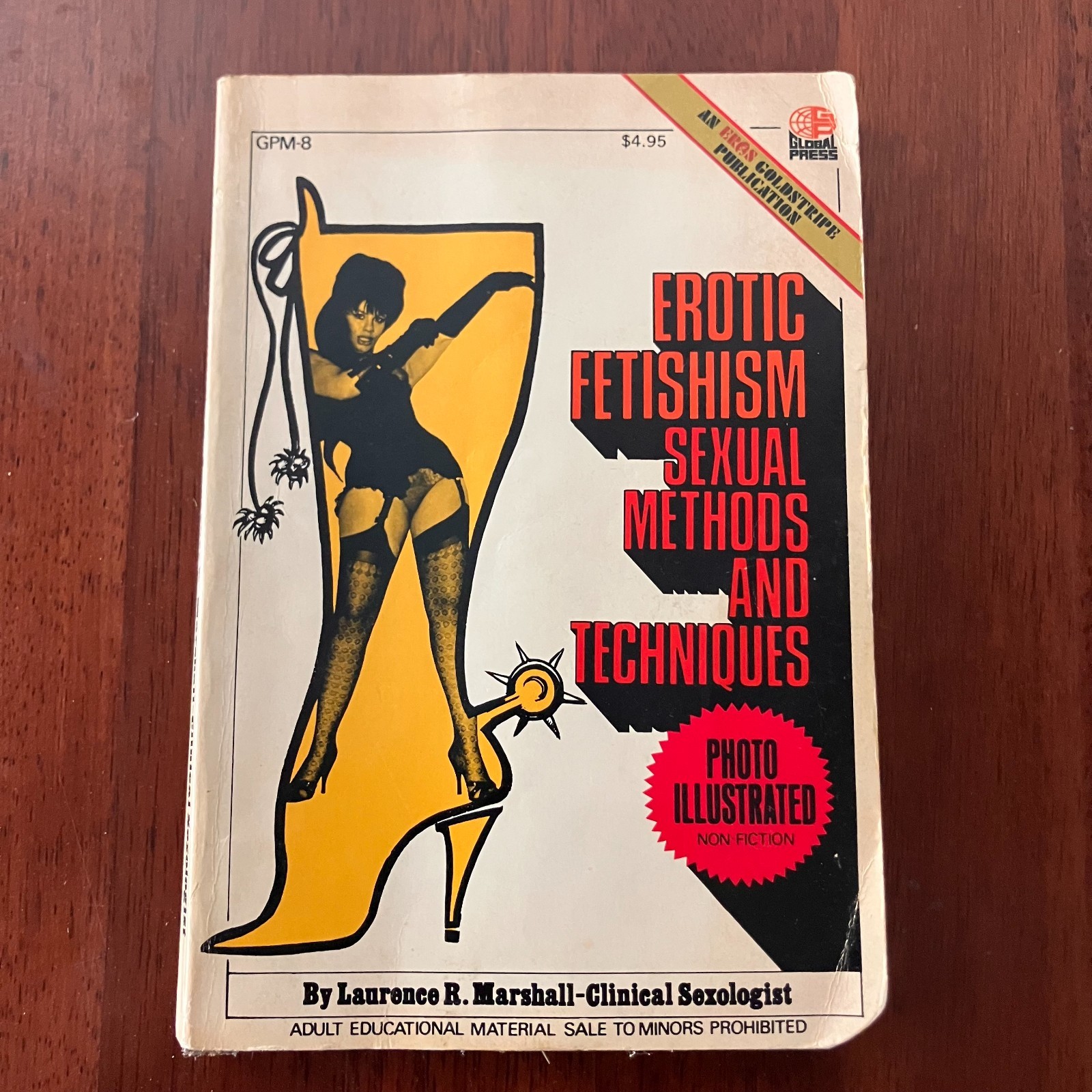Laurence R. Marshall Erotic Fetishism Sexual Methods eros goldstripe PB scarce