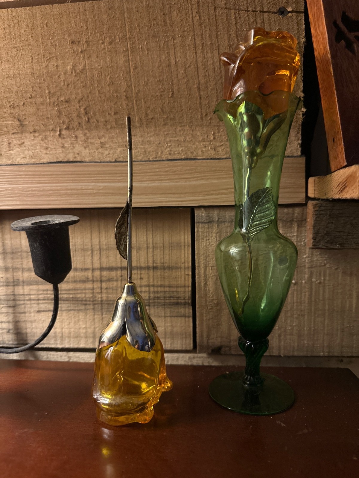 Vintage Avon Courting Rose Moonwind Cologne Perfume Bottle