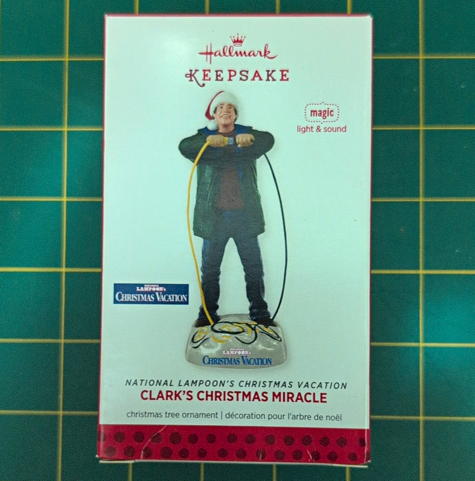 Hallmark Keepsake Clark's Christmas Miracle Light & Sound 2013 02075