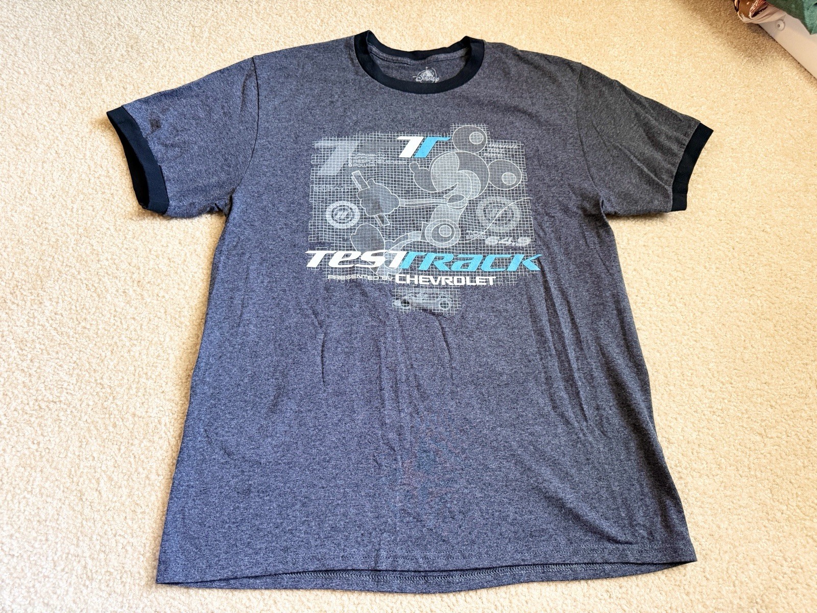 New Disney Epcot Test Track T-Shirt Mickey Size L Large NWOT