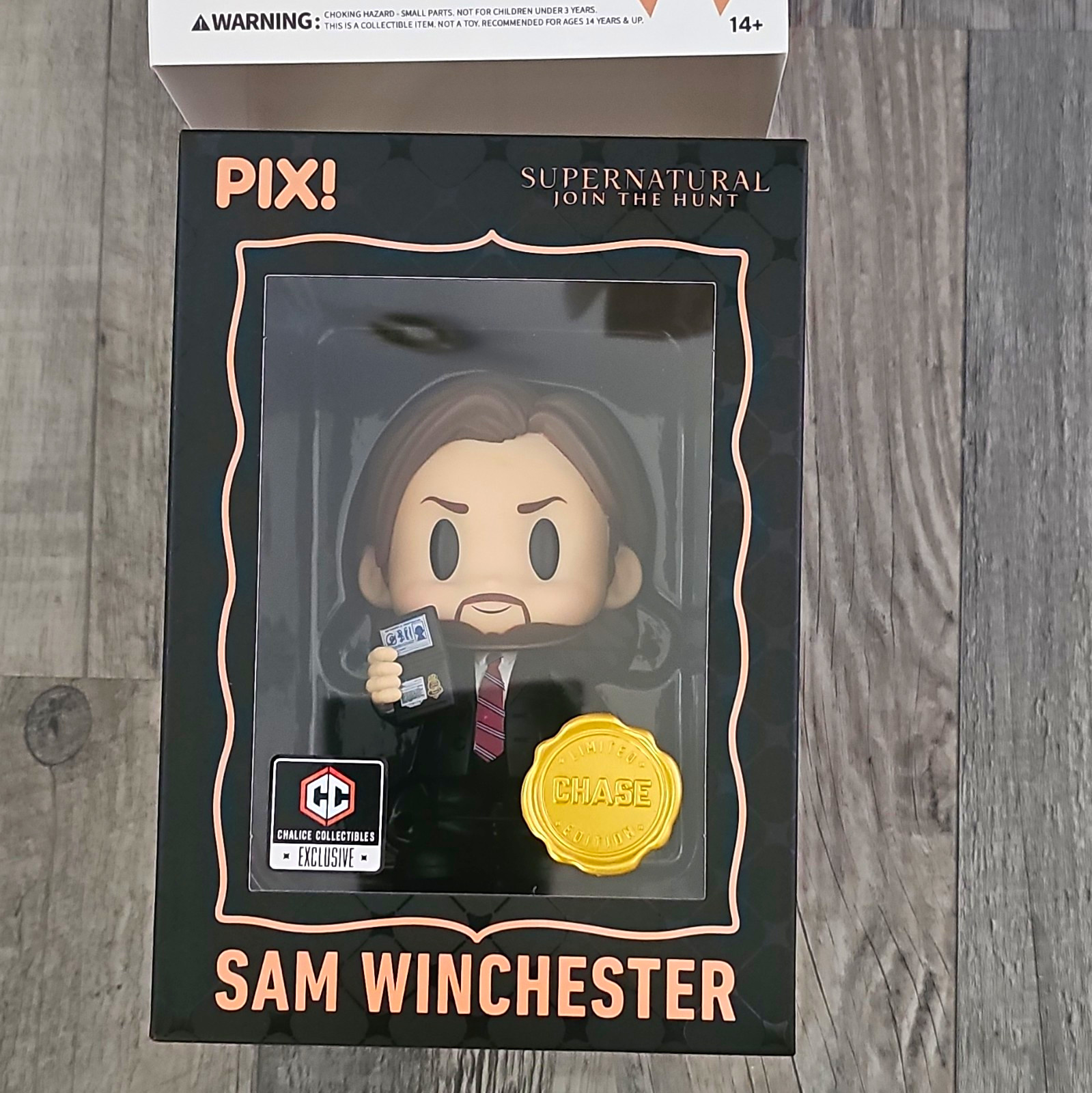 Thrilljoy PIX Supernatural Sam Winchester CHASE Figure W protector 