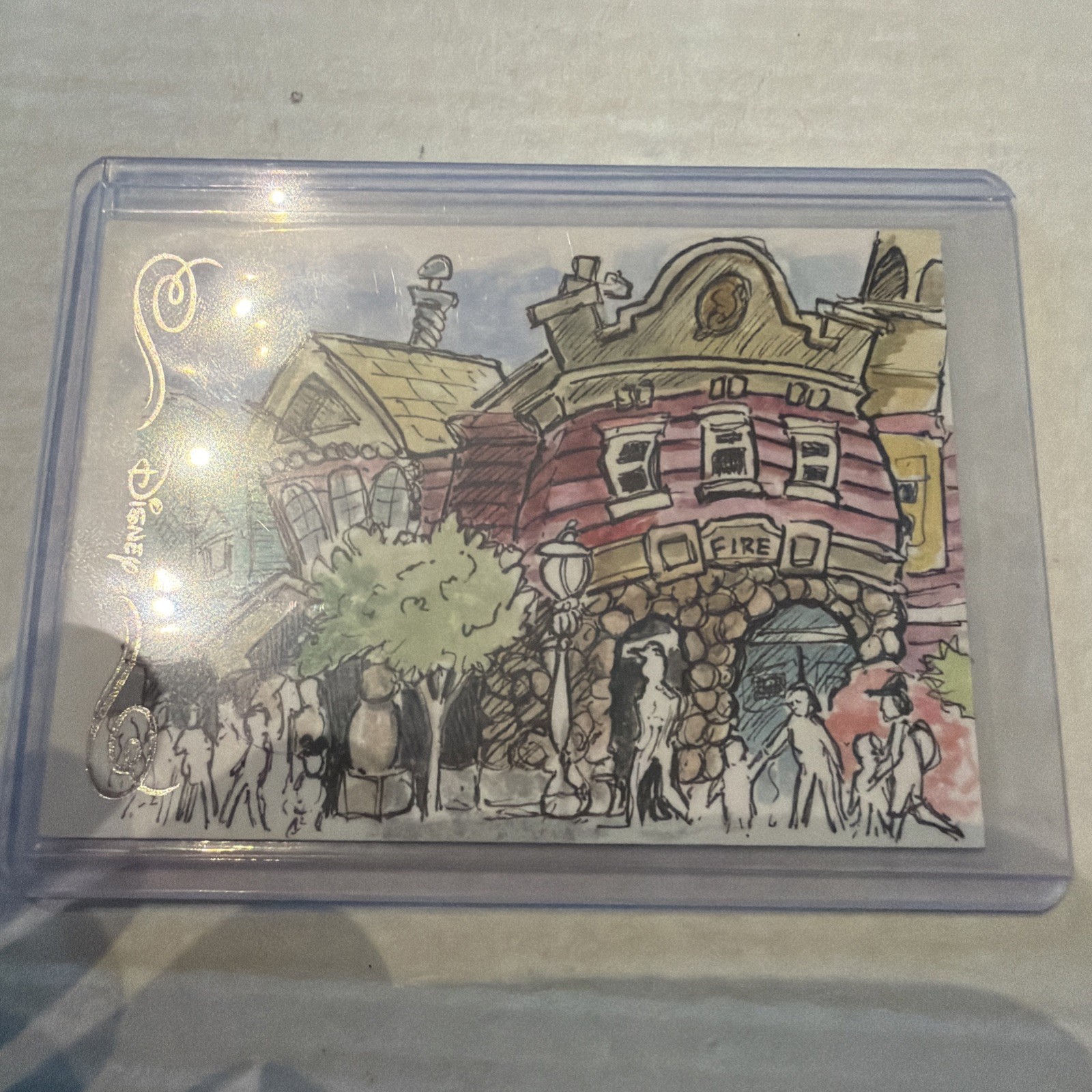 2025 Topps Disneyland 70th Anniversary Original Artist Signed Sketch Card #1/1
